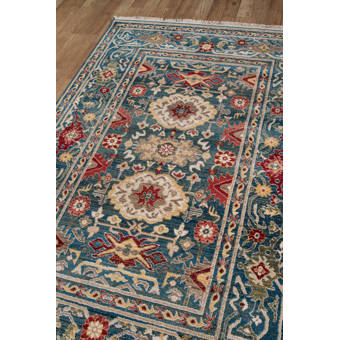 World Menagerie Reeder Navy Area Rug Wayfair Ca