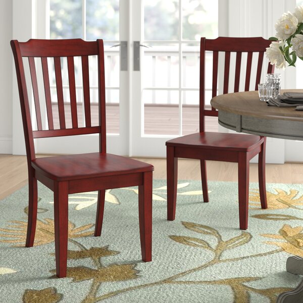 Florissant Solid Wood Dining Chair (Set Of 2) By Three Posts