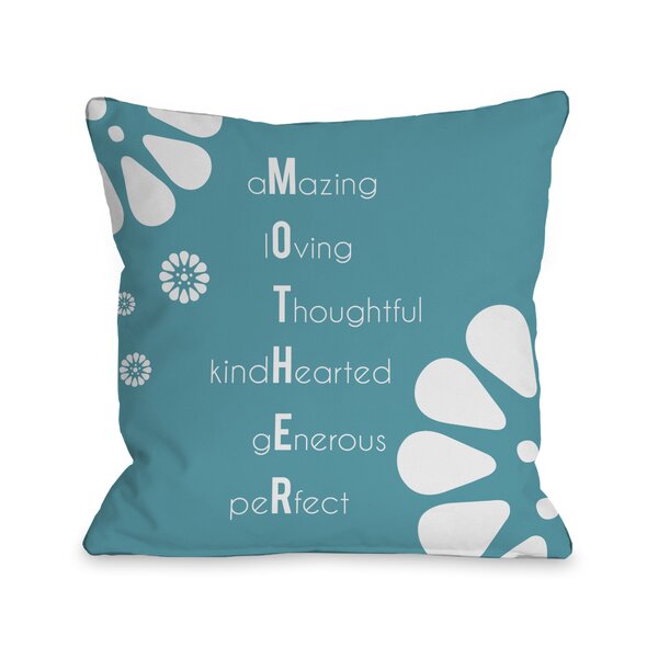 Mother Definition Throw Pillow by One Bella Casa