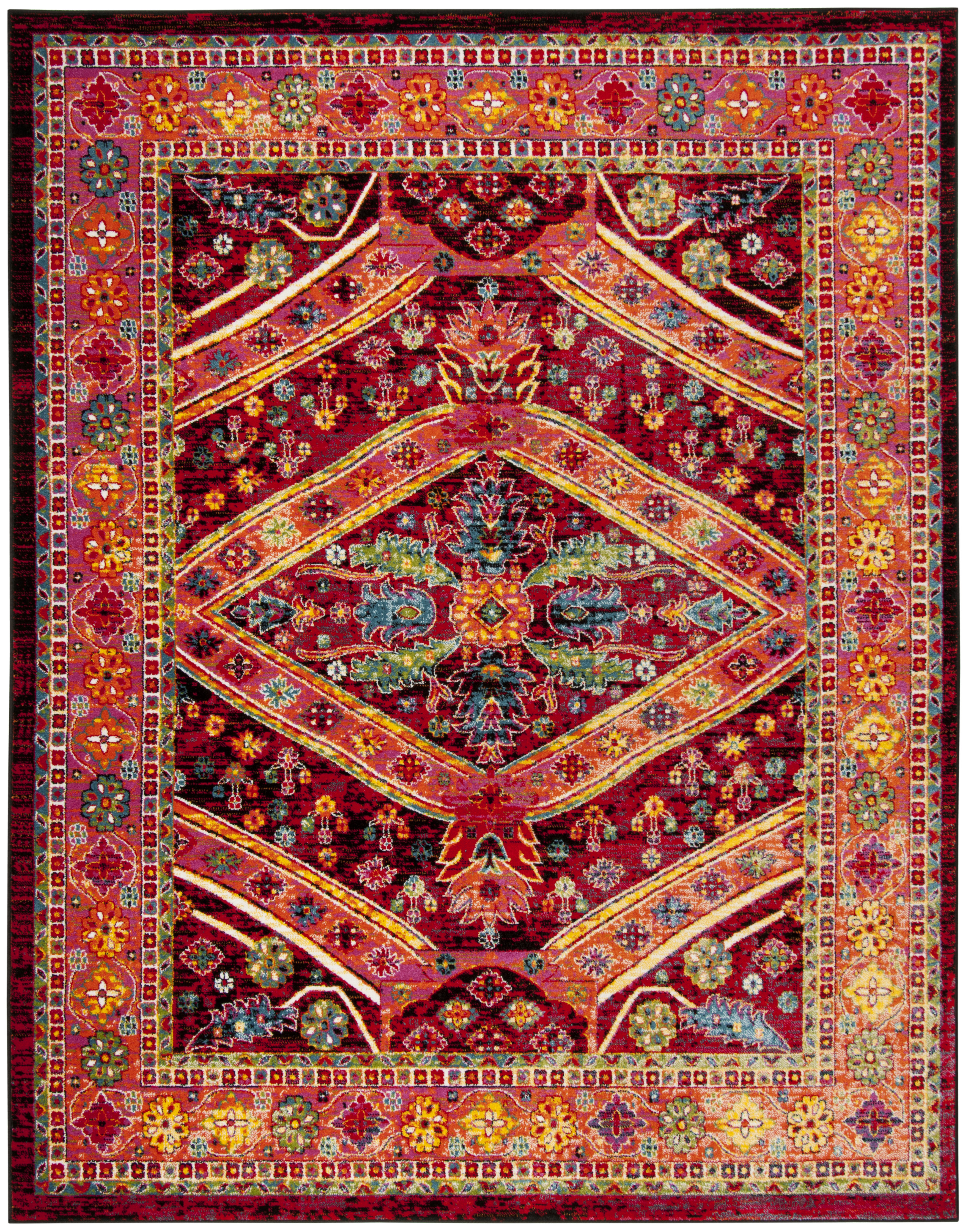 World Menagerie Antoine Black Light Orange Area Rug Wayfair
