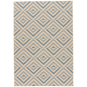 Helle Blue/Beige Indoor/Outdoor Area Rug