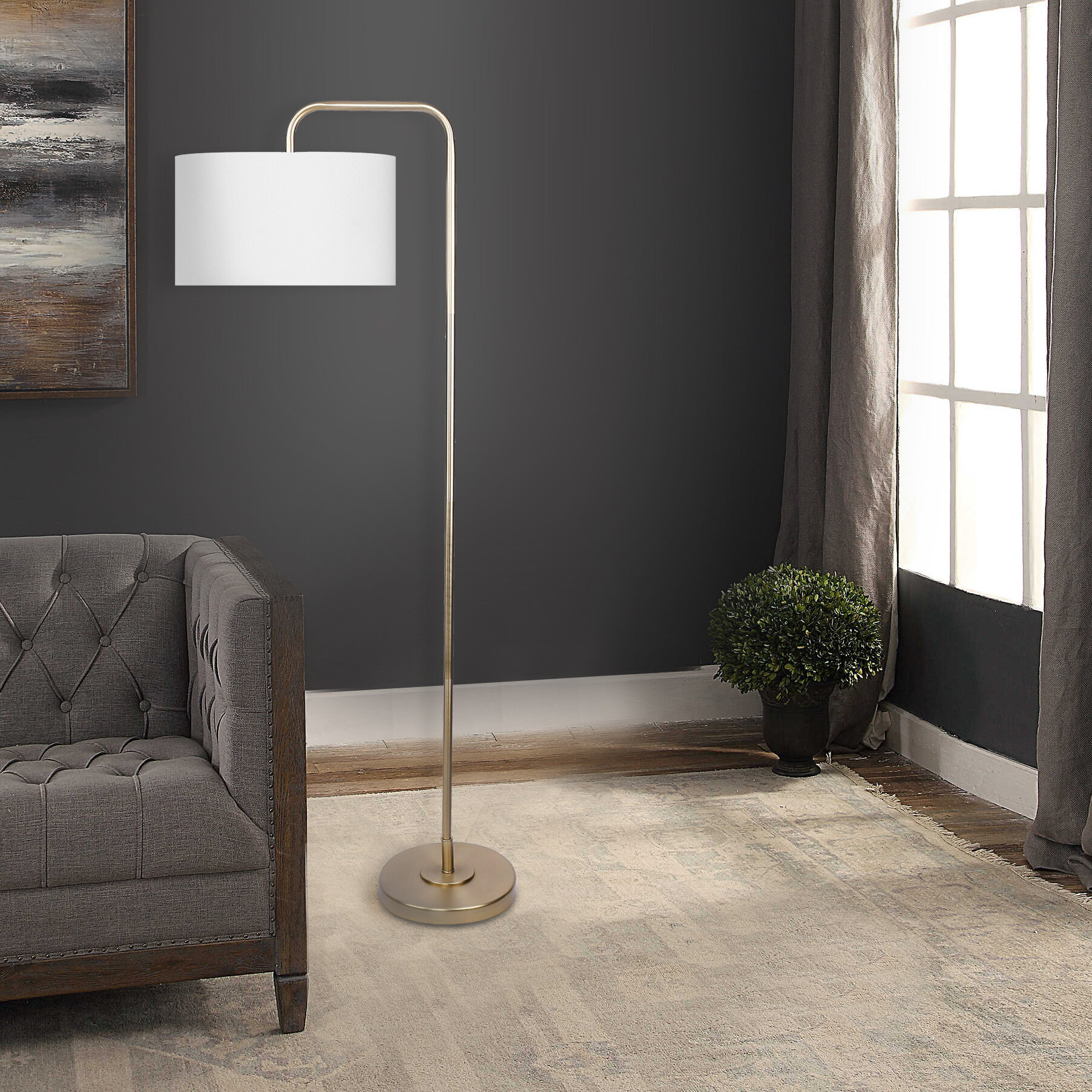 Arched Gold Floor Lamps You Ll Love In 2021 Wayfair