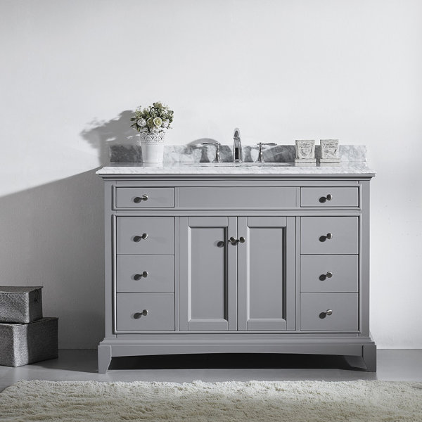Pineville 48 Single Bathroom Vanity Set by Charlton Home
