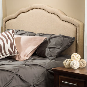Mandrian Upholstered Panel Headboard by Home Loft Concepts
