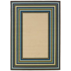 Brendel Hand Woven Brown Indoor/Outdoor Area Rug