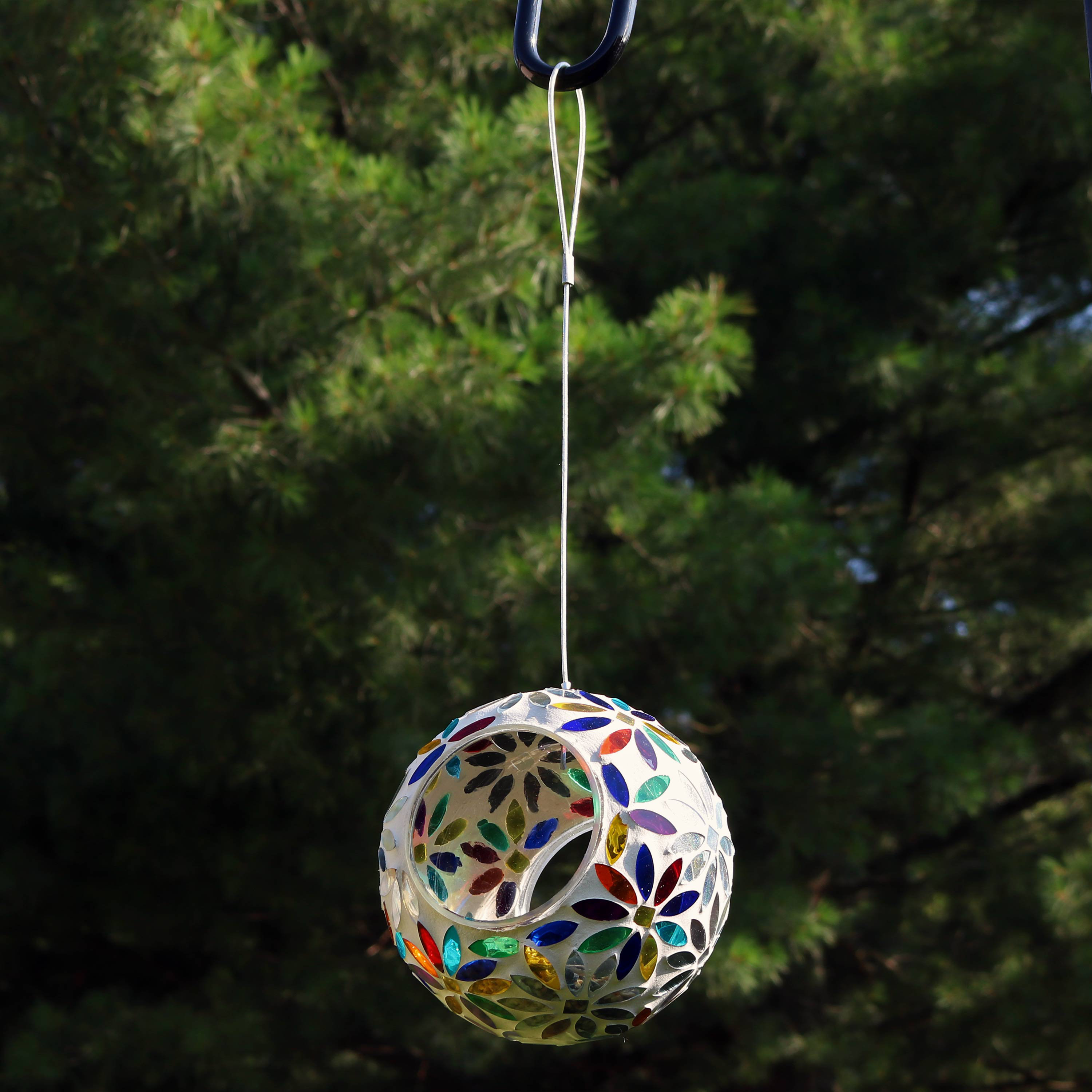 World Menagerie Burinskiy Daisies Mosaic Glass Fly Through