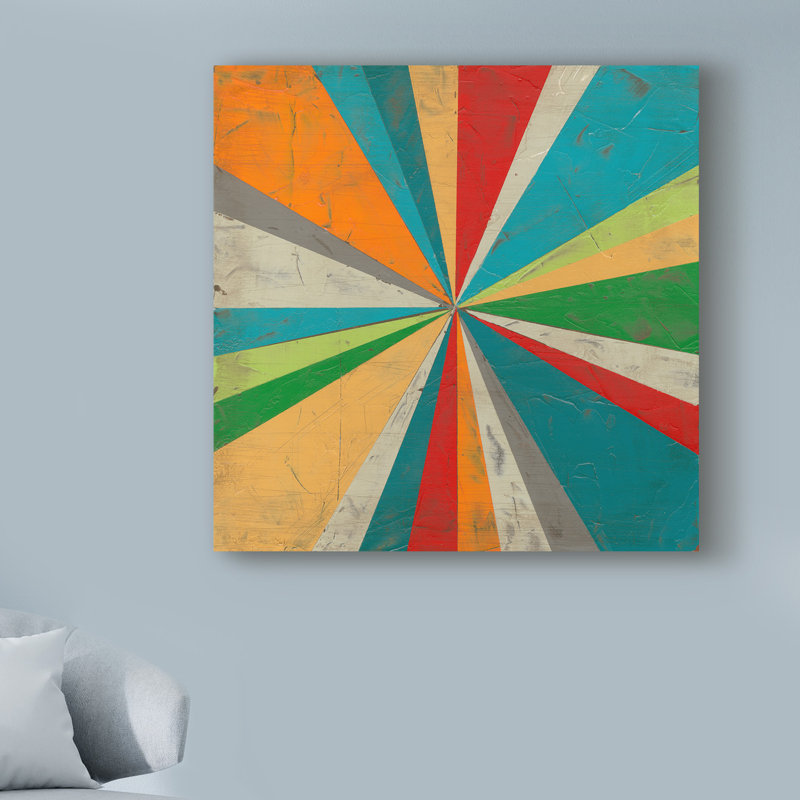 Ebern Designs Carnival Lights I Acrylic Painting Print On