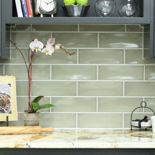 4 X 12 Tile You Ll Love Wayfair Leila 4 X 12 Ceramic Subway Tile In Dove
