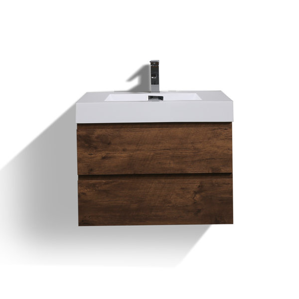Sinope 30 Wall-Mounted Single Bathroom Vanity Set by Orren Ellis