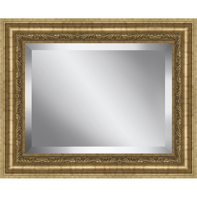 Ashton Wall Décor LLC Rectangle Antique Framed Beveled Plate Glass