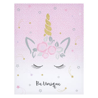 Zoomie Kids Unicorn Magic I Heart Canvas Art Reviews Wayfair