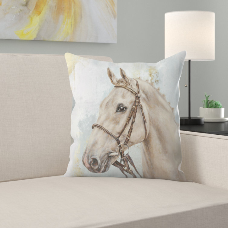horse throw pillow