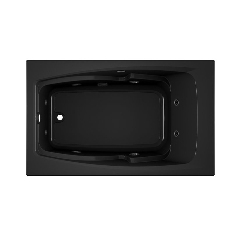 JACUZZI® Cetra 60" x 36" Drop in Whirlpool Bathtub | Wayfair