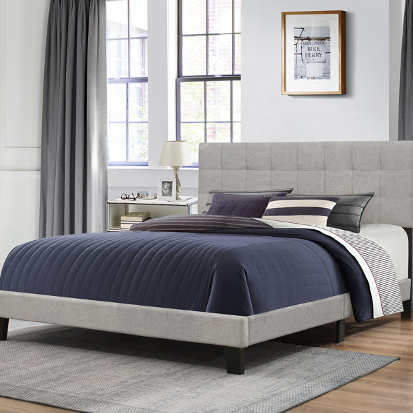 Decker Upholstered Panel Bed by Ebern Designs