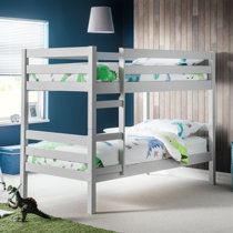 bunk bed with mattress set