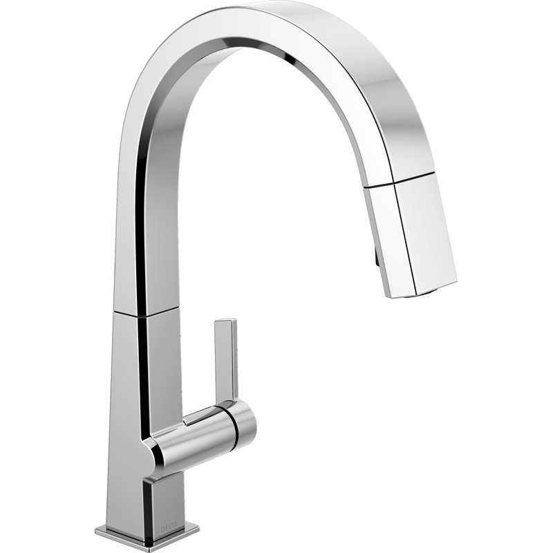 Delta Single Handle Pull Down Kitchen Faucet Reviews Wayfair Ca