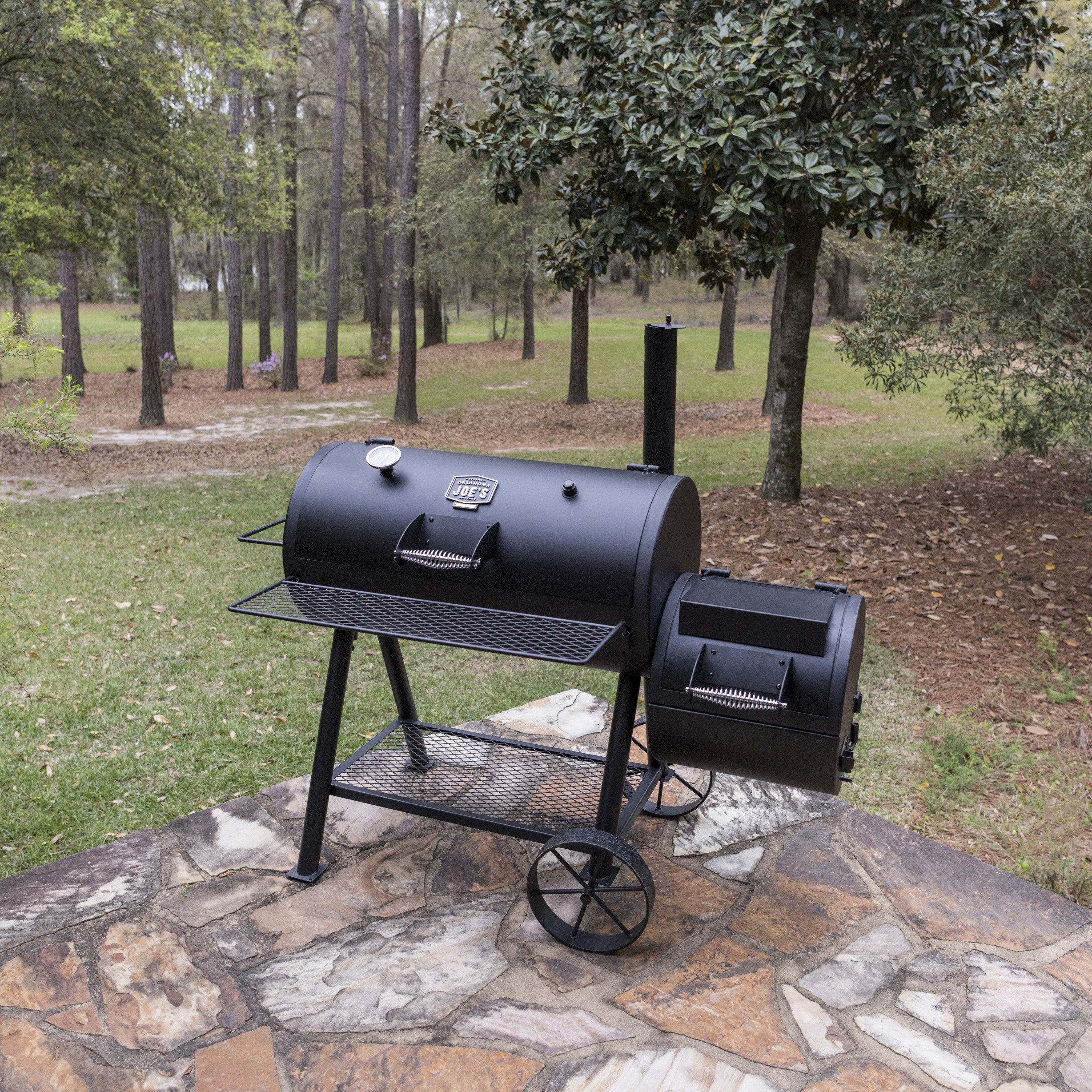 Oklahoma Joe S Offset Wood Portable 900 Square Inches Smoker Grill Reviews Wayfair