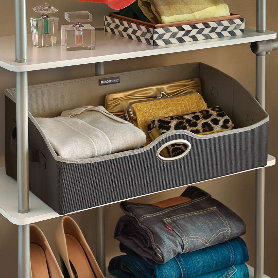 ClosetMaid Storage Fabric Bin & Reviews Wayfair