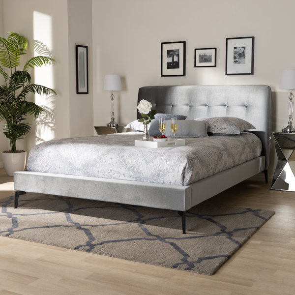 Vessels Glam And Luxe Upholstered Platform Bed By Mercer41 Find