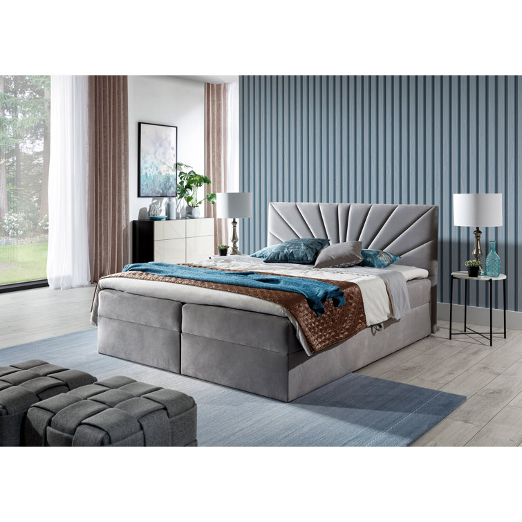 etta avenue boxspringbett larry mit topper und bettkasten bewertungen wayfair de