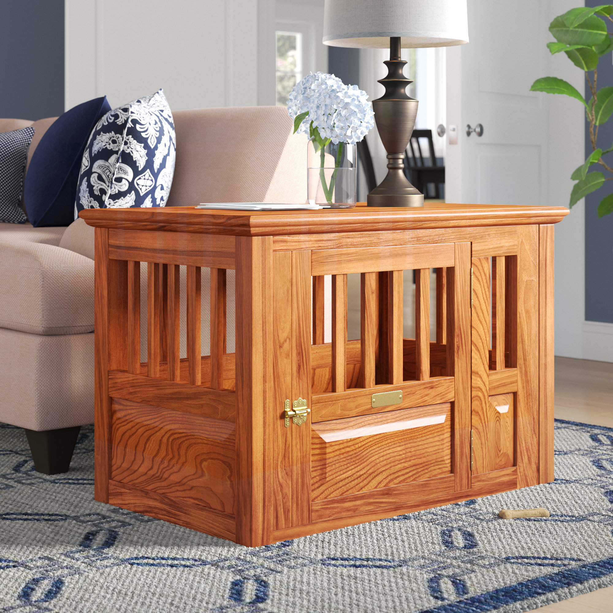 primetime petz end table crate