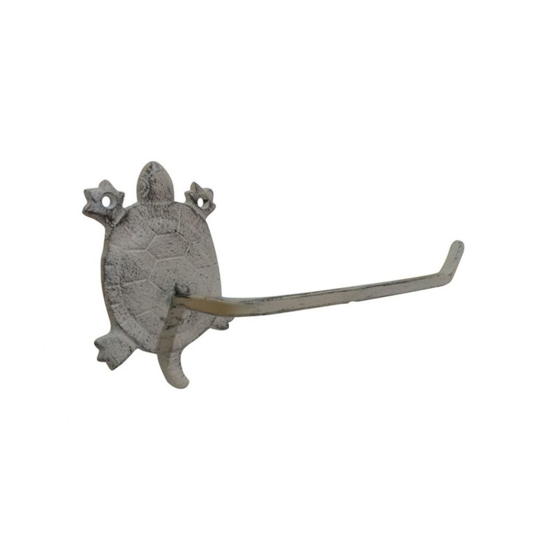 Handcrafted Nautical Decor Aged Cast Iron Decorative Turtle Toilet