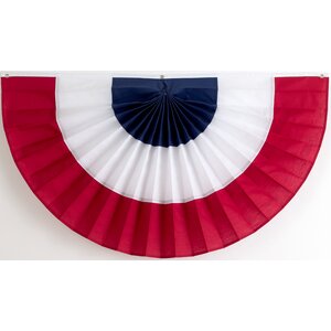 3 Stripe Pleated Flag