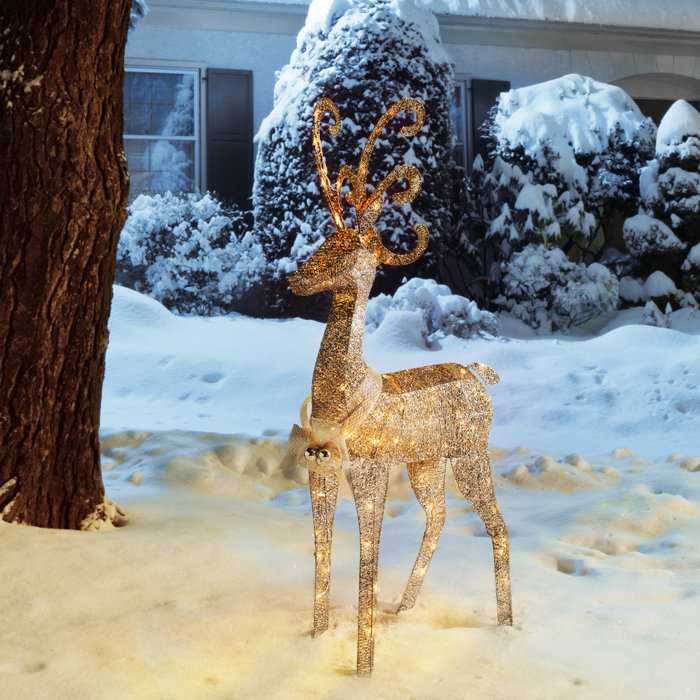 The Holiday Aisle Crystal Standing Deer Christmas Decoration