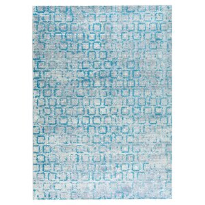 Tampa Hand-Woven Blue Area Rug