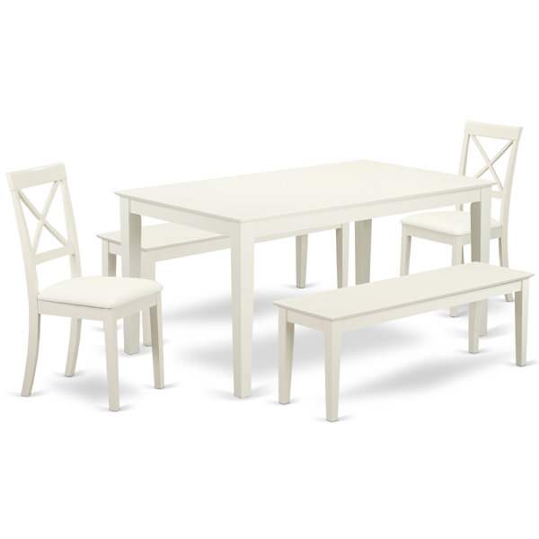 Smyrna 5 Piece Solid Wood Dining Set By Charlton Home 2019 Coupon