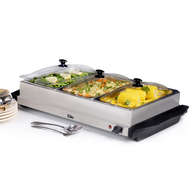Elite By Maxi Matic Platinum 7 5 Qt Stainless Steel Electric
