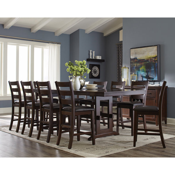 Richmond 11 Piece Counter Height Extendable Dining Set by Infini Furnishings Infini Furnishings