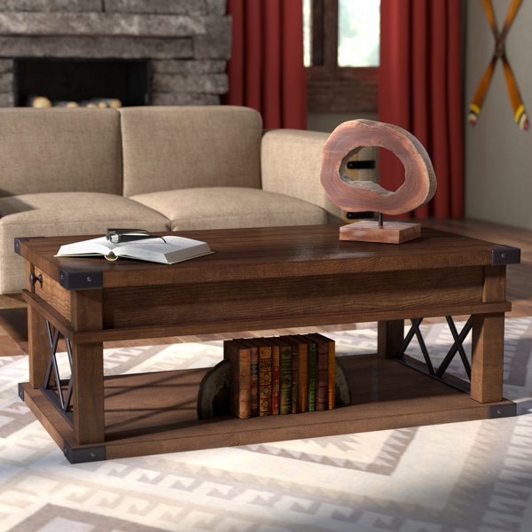 Fusillade Lift Top Coffee Table by Loon Peak