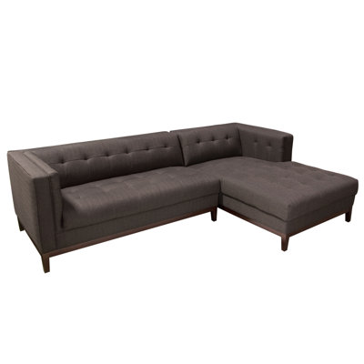 Manhattan 103" Right Hand Facing Sectional Diamond Sofa