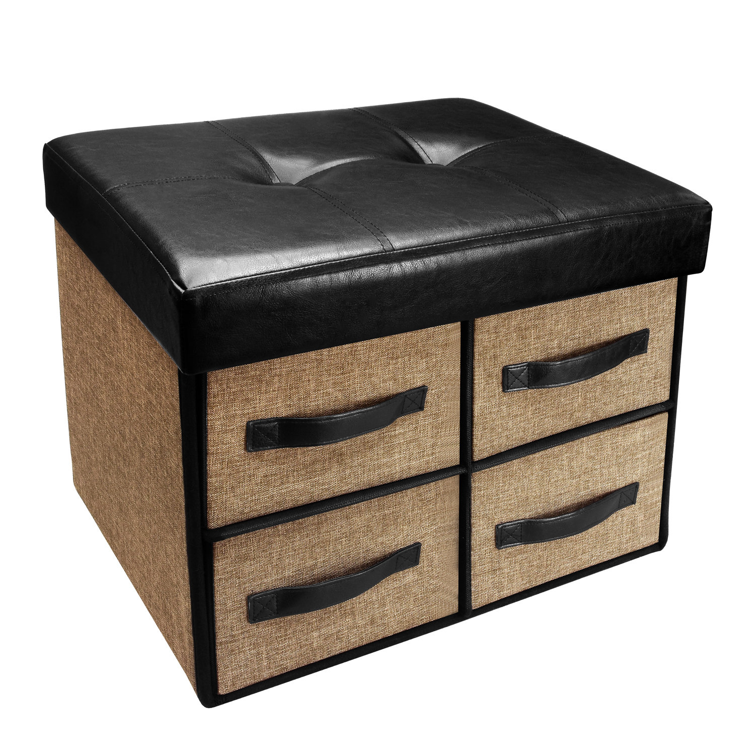 Winston Porter Bovee Tufted Storage Ottoman Wayfair
