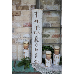 Vertical Farmhouse Sign Wayfair