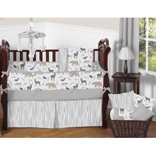Mountain Crib Bedding Wayfair Woodland Animals 9 Piece Crib Bedding Set