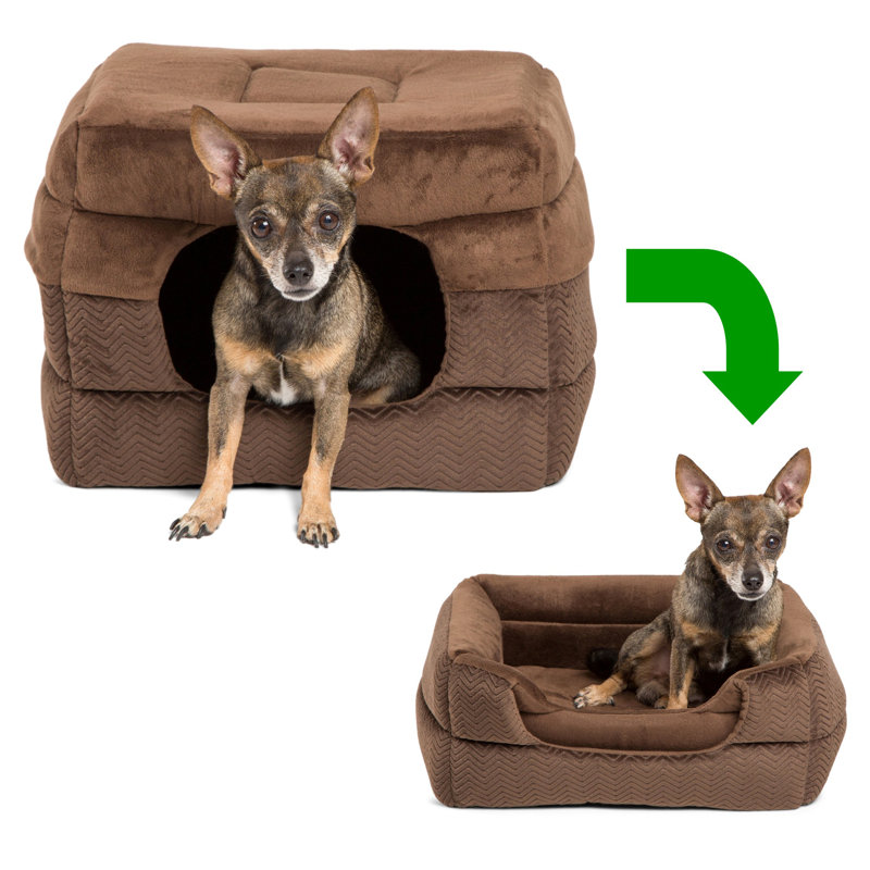 Best Friends By Sheri 2in1 Pet CubeCuddler Flair Dark Chocolate Dog