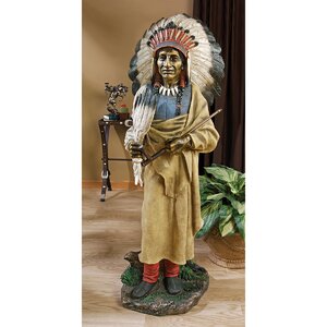 Native American Indian Spirit Chief Statue