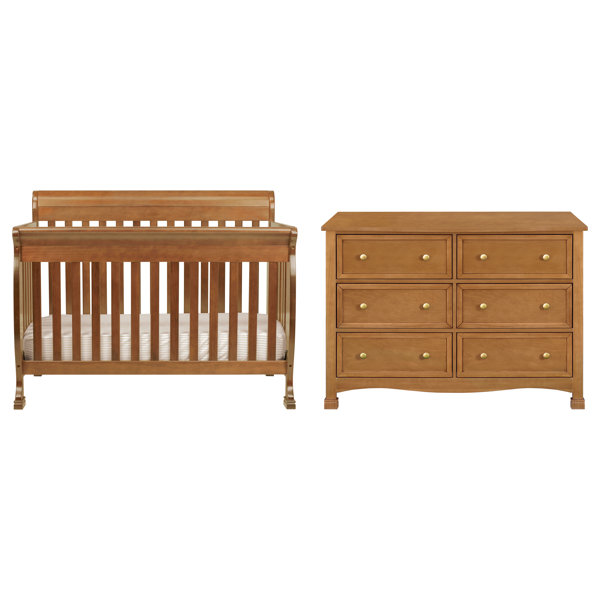 baby crib and dresser
