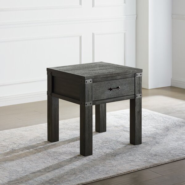 Review Kaitlin End Table With Storage