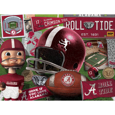 NCAA Puzzle YouTheFan NCAA Team Alabama Crimson Tide