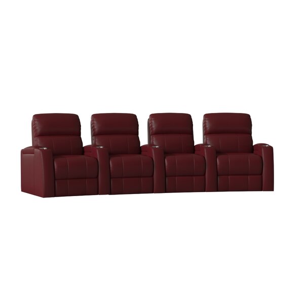 Home Theater Curved Row Seating (Row Of 4) By Latitude Run