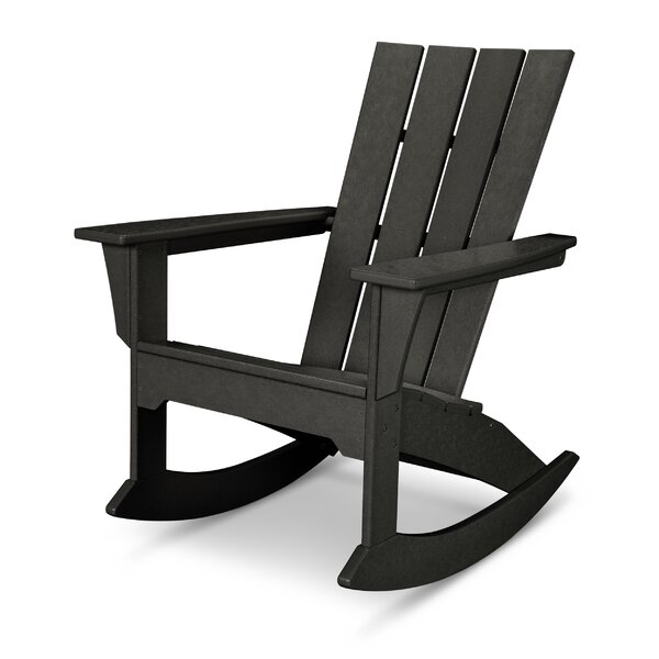 Quattro Plastic Rocking Adirondack Chair by POLYWOOD®