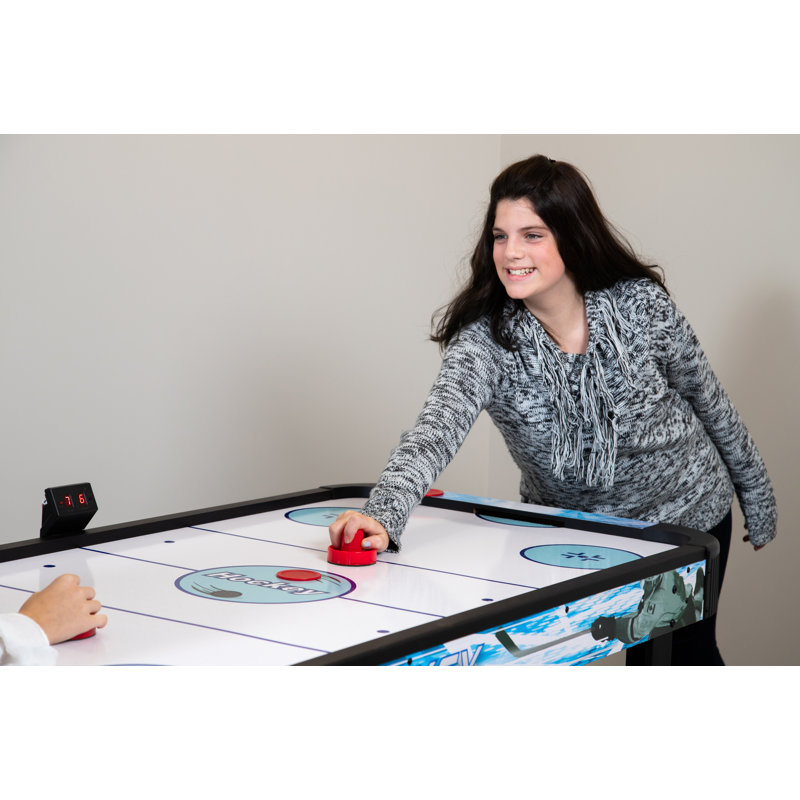 Hathaway Games Face Off 60 Two Player Air Hockey Table With