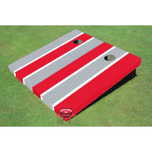 Alternating Long Stripe Cornhole Board (Set of 2)