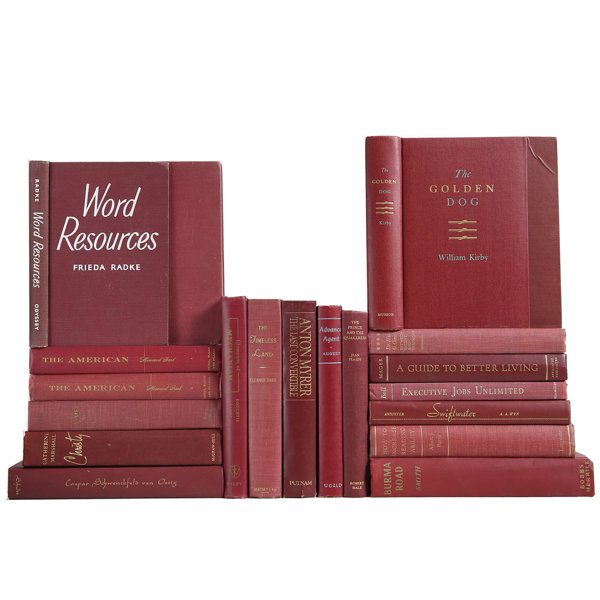Booth Williams Authentic Decorative Books Custom Set