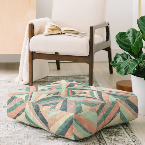 Extra Large Floor Padded Cushion Pillow Jacquard Chenille