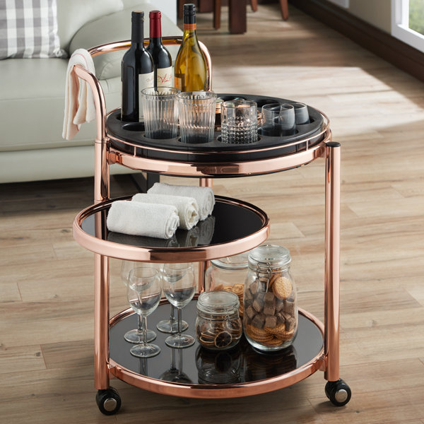 Baisley Serving Bar Cart By Mercer41 Sale