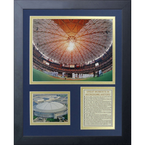 Houston Astros Astrodome Framed Memorabilia by Legends Never Die